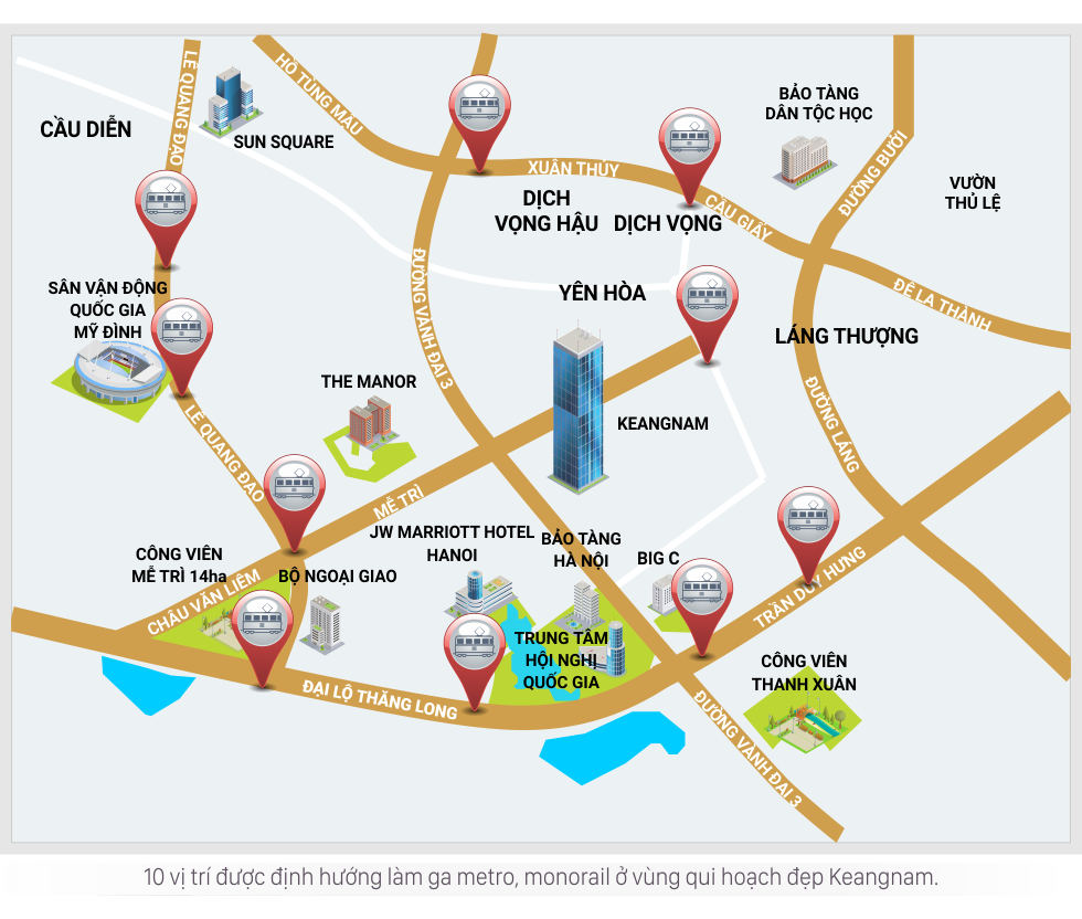 Vùng qui hoạch đẹp Keangnam: Hàng loạt doanh nghiệp lớn đổ về đầu tư, nhiều công trình nổi tiếng thế giới - Ảnh 6. Vùng qui hoạch đẹp Keangnam: Hàng loạt doanh nghiệp lớn đổ về đầu tư, nhiều công trình nổi tiếng thế giới - Ảnh 6.