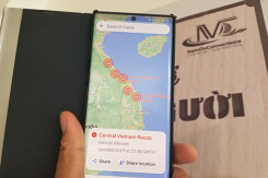 Lũ lụt miền Trung lên Google Maps