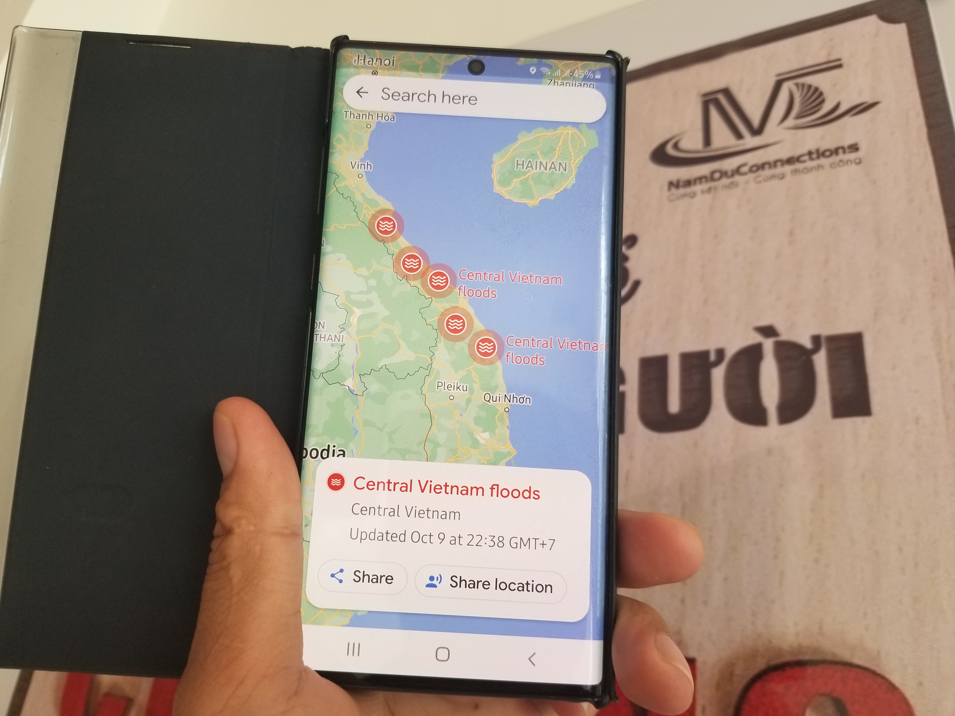 Lũ lụt miền Trung lên Google Maps - Ảnh 1. Lũ lụt miền Trung lên Google Maps - Ảnh 1.