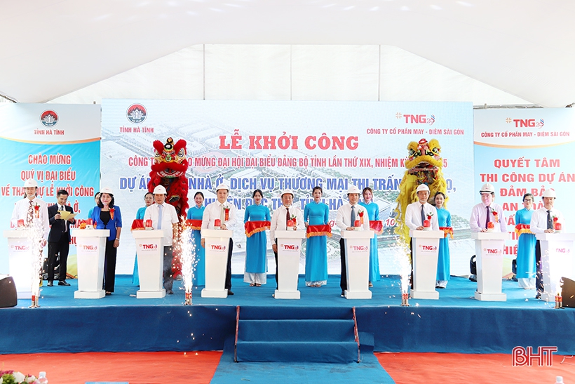 TNG Holdings khởi công hai dự án hơn 1.500 tỉ đồng ở Hà Tĩnh - Ảnh 1. TNG Holdings khởi công hai dự án hơn 1.500 tỉ đồng ở Hà Tĩnh - Ảnh 1.