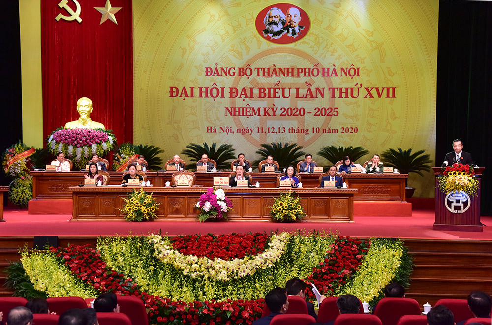 Công bố danh sách Ban Chấp hành Đảng bộ thành phố Hà Nội khóa XVII - Ảnh 1. Công bố danh sách Ban Chấp hành Đảng bộ thành phố Hà Nội khóa XVII - Ảnh 1.