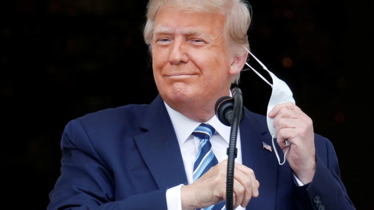 Tổng thống Trump xét nghiệm âm tính với COVID-19 nhiều ngày liên tiếp - Ảnh 1. Tổng thống Trump xét nghiệm âm tính với COVID-19 nhiều ngày liên tiếp - Ảnh 1.