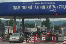 Trạm BOT Tân Phú tạm dừng thu phí