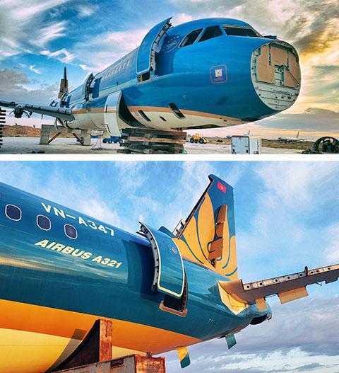 Móc khóa từ vỏ máy bay Vietnam Airlines cũ đắt hàng trên web - Ảnh 2. Móc khóa từ vỏ máy bay Vietnam Airlines cũ đắt hàng trên web - Ảnh 2.