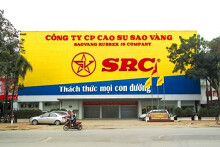 Lãi Cao su Sao Vàng gấp hai lần kế hoạch năm