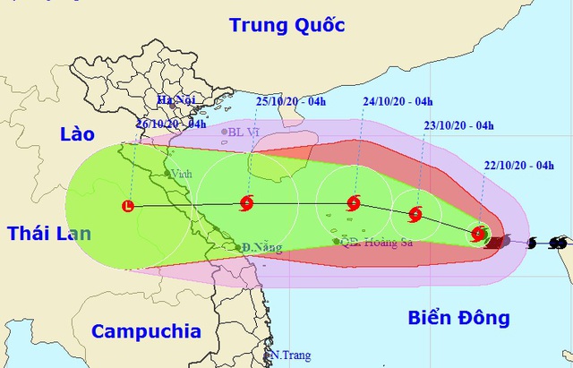 Bão số 8 giật cấp 13, hướng đi khó lường vào Bắc Trung Bộ - Ảnh 1. Bão số 8 giật cấp 13, hướng đi khó lường vào Bắc Trung Bộ - Ảnh 1.