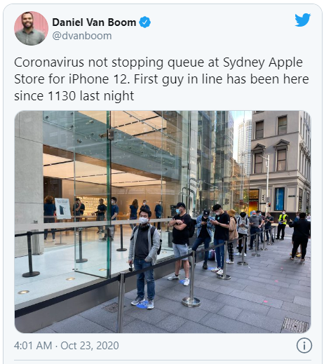 iPhone 12 và 12 Pro đã đến tay người dùng tại New Zealand và Australia - Ảnh 4. iPhone 12 và 12 Pro đã đến tay người dùng tại New Zealand và Australia - Ảnh 4.