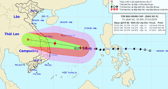 Thông Tin Dự Báo Thời Tiết: Tin Cơn Bão Số 9 Mới Nhất Hiện Nay
