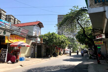 Vị trí ba khu đất nằm trong qui hoạch ở phường Phú Lãm, Hà Đông, Hà Nội