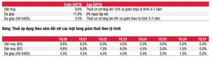 SSI Research: Mức ưu đãi thuế của EVFTA vẫn chưa đủ hấp dẫn với ngành dệt may - Ảnh 1.