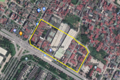 Vị trí hai khu đất nằm trong diện qui hoạch ở phường La Khê, Hà Đông, Hà Nội