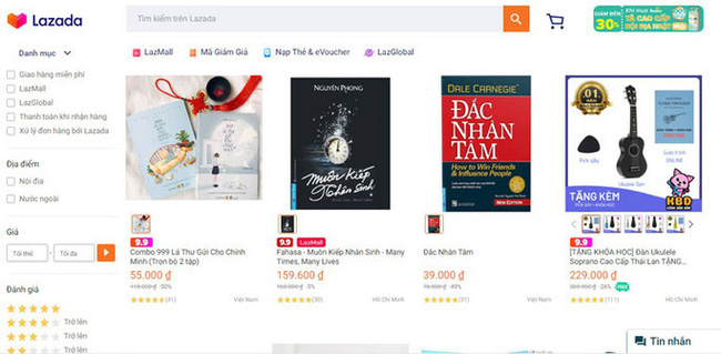Một số sách bán chạy của First News được rao bán trên Lazada. (Ảnh: Người Lao động). Một số sách bán chạy của First News được rao bán trên Lazada. (Ảnh: Người Lao động).