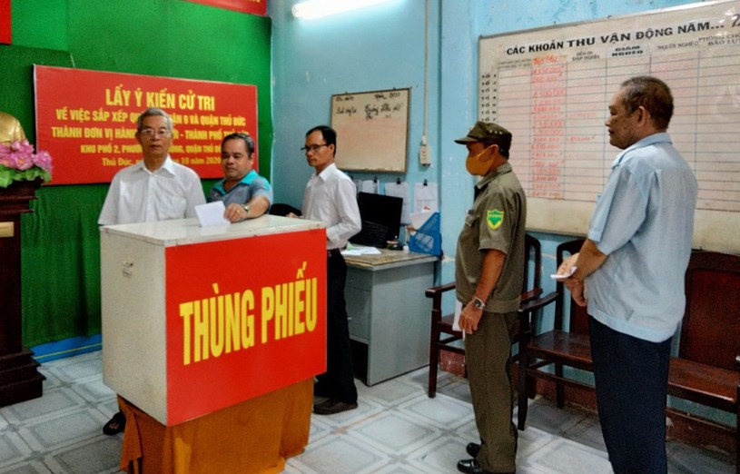Người dân quận 2, 9 và Thủ Đức đồng tình sáp nhập thành lập TP Thủ Đức - Ảnh 1.