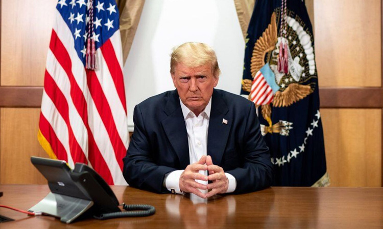 Đồng xu kỉ niệm ông Trump 'đánh bại COVID-19' đang được rao bán - Ảnh 1. Đồng xu kỉ niệm ông Trump 'đánh bại COVID-19' đang được rao bán - Ảnh 1.