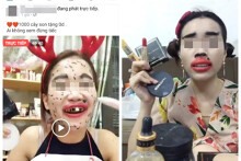 Một người bị xử phạt gần 60 triệu đồng vì bán mĩ phẩm lậu trên Facebook