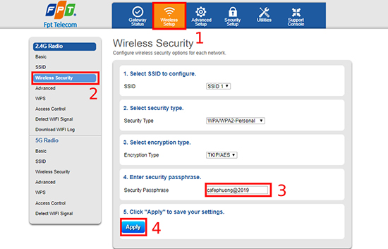 Chi tiết cách đổi mật khẩu wifi của các nhà mạng FPT, VNPT và Viettel hiện nay - Ảnh 3. Chi tiết cách đổi mật khẩu wifi của các nhà mạng FPT, VNPT và Viettel hiện nay - Ảnh 3.