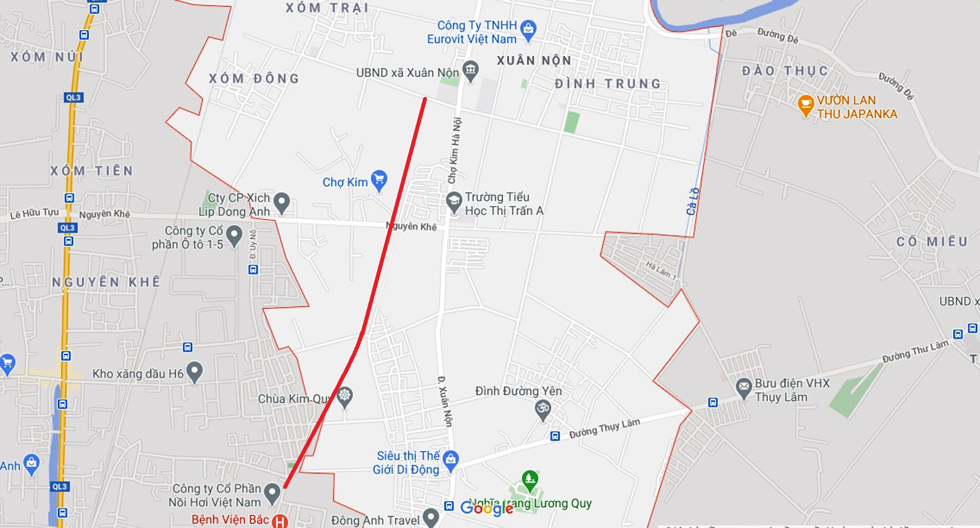 Vị trí ba đường sẽ mở theo qui hoạch ở xã Xuân Nộn, Đông Anh, Hà Nội - Ảnh 6. Vị trí ba đường sẽ mở theo qui hoạch ở xã Xuân Nộn, Đông Anh, Hà Nội - Ảnh 6.