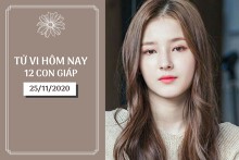 Tử vi hàng ngày hôm nay 25/11 của 12 con giáp: Dần dễ bị người khác soi mói, Ngọ sớm được thăng chức