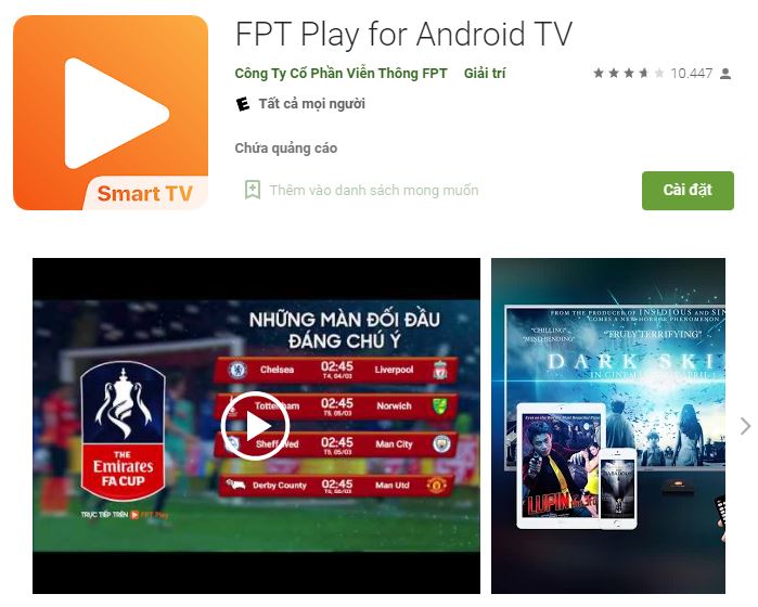 Tổng hợp 05 ứng dụng xem Tivi trên điện thoại Android và IOS hoàn toàn miễn phí - Ảnh 3. Tổng hợp 05 ứng dụng xem Tivi trên điện thoại Android và IOS hoàn toàn miễn phí - Ảnh 3.