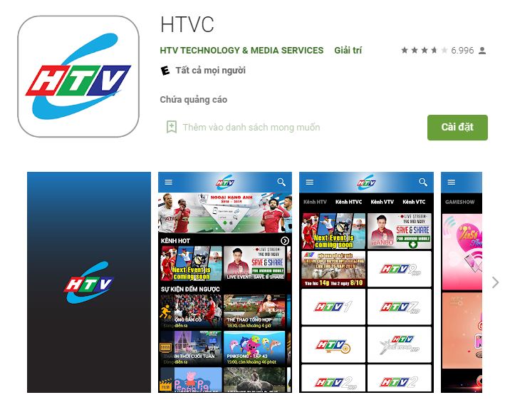 Tổng hợp 05 ứng dụng xem Tivi trên điện thoại Android và IOS hoàn toàn miễn phí - Ảnh 2. Tổng hợp 05 ứng dụng xem Tivi trên điện thoại Android và IOS hoàn toàn miễn phí - Ảnh 2.