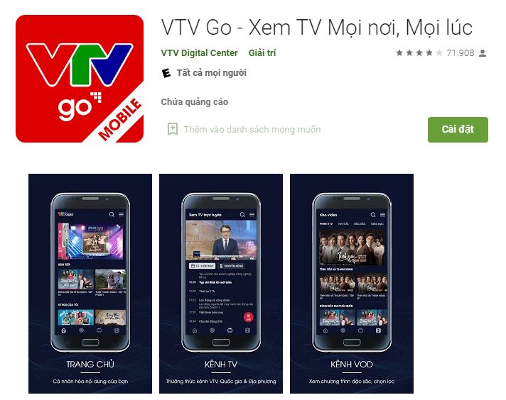 Tổng hợp 05 ứng dụng xem Tivi trên điện thoại Android và IOS hoàn toàn miễn phí - Ảnh 1. Tổng hợp 05 ứng dụng xem Tivi trên điện thoại Android và IOS hoàn toàn miễn phí - Ảnh 1.