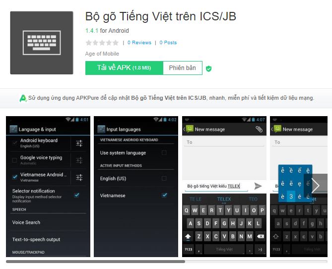 Tổng hợp những phần mềm gõ Tiếng Việt trên điện thoại và máy tính thông dụng nhất - Ảnh 3. Tổng hợp những phần mềm gõ Tiếng Việt trên điện thoại và máy tính thông dụng nhất - Ảnh 3.
