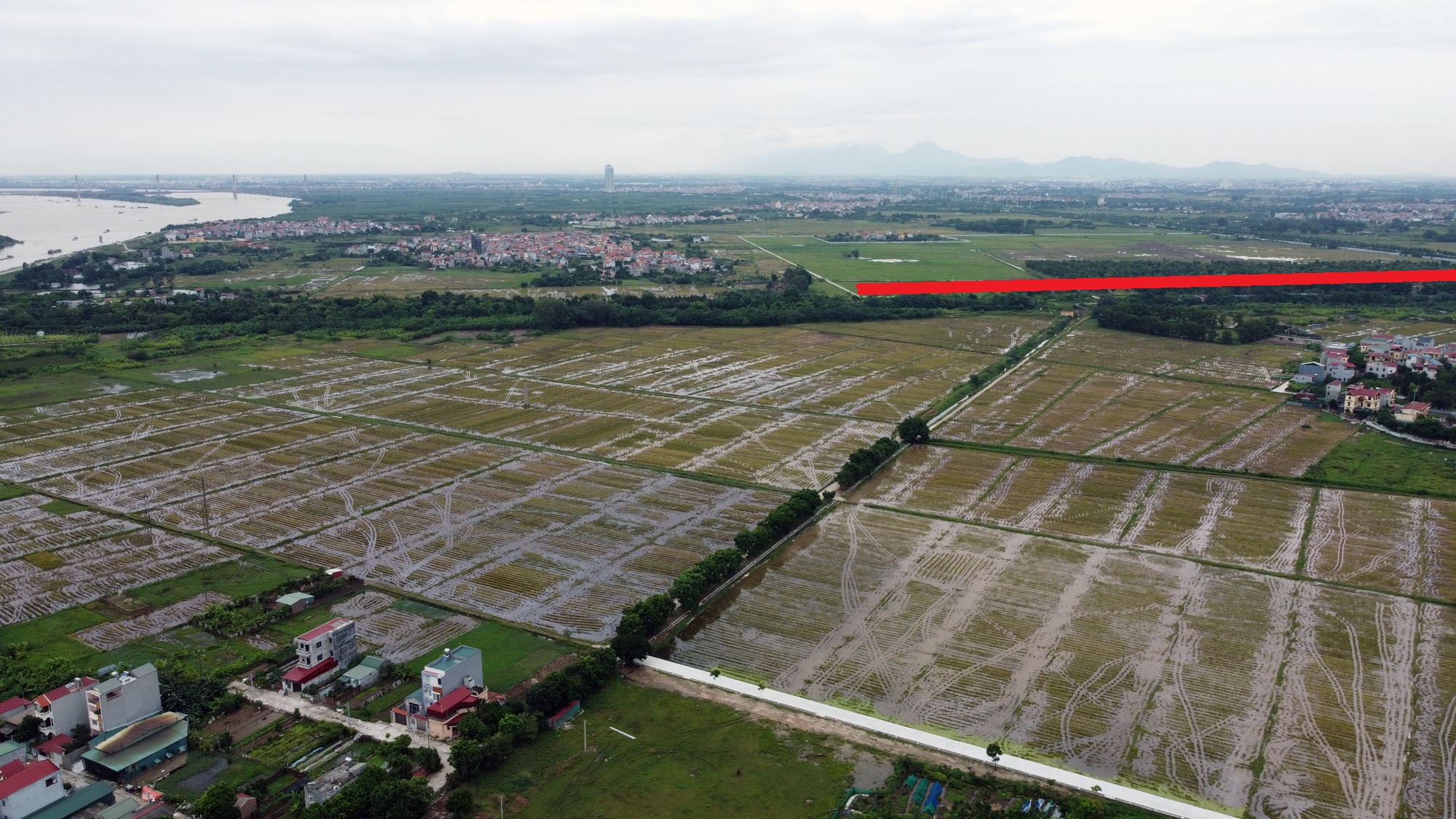 đường sẽ mở theo qui hoạch ở xã Đông Hội, Đông Anh, Hà Nội - Ảnh 4.