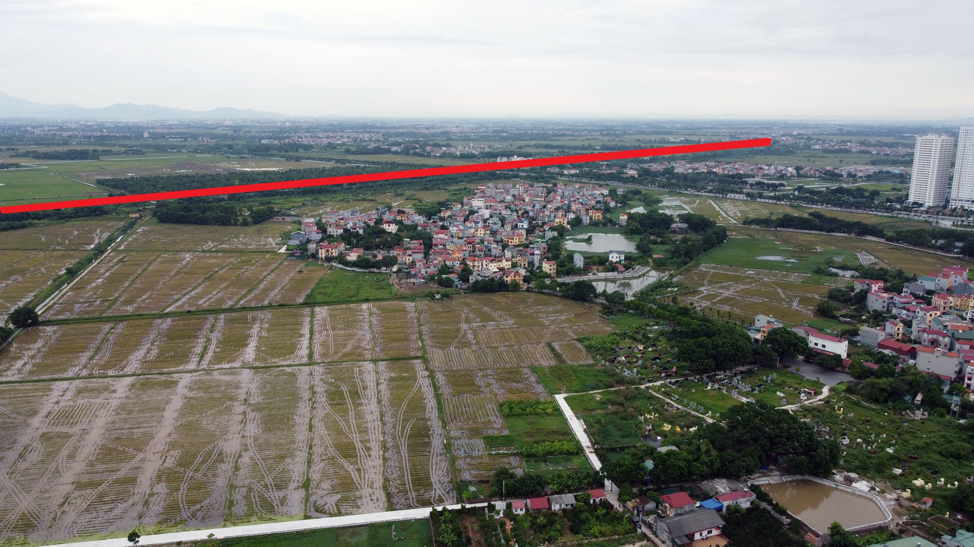 đường sẽ mở theo qui hoạch ở xã Đông Hội, Đông Anh, Hà Nội - Ảnh 5.