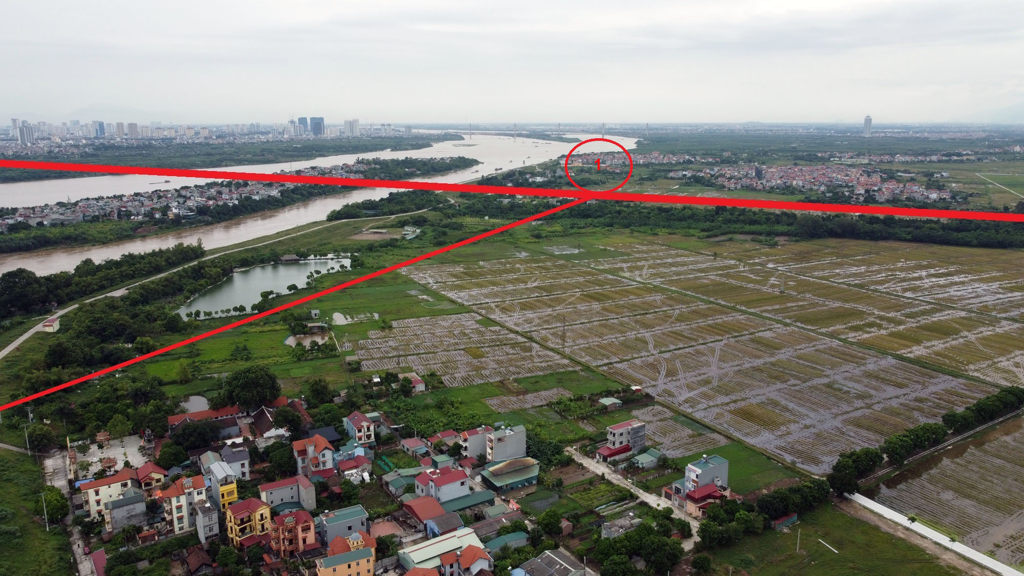 đường sẽ mở theo qui hoạch ở xã Đông Hội, Đông Anh, Hà Nội - Ảnh 9.
