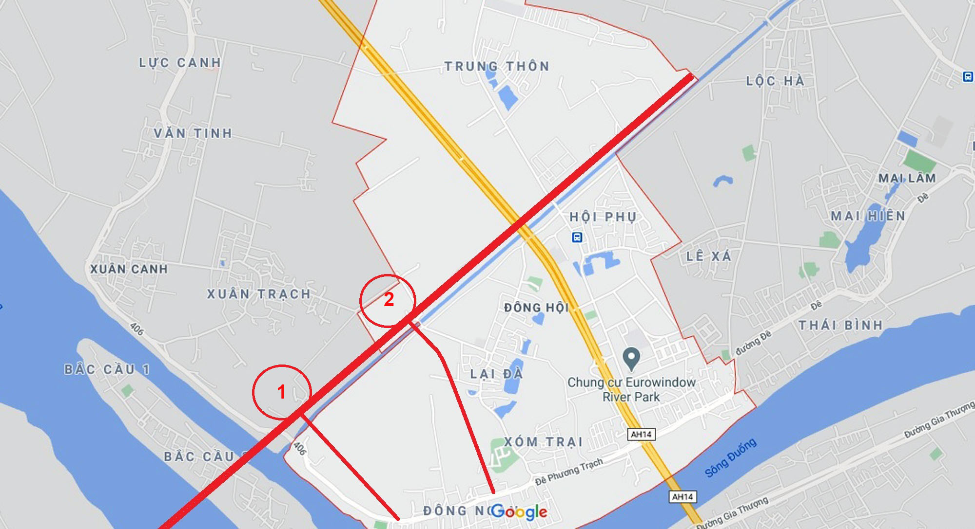 đường sẽ mở theo qui hoạch ở xã Đông Hội, Đông Anh, Hà Nội - Ảnh 8.