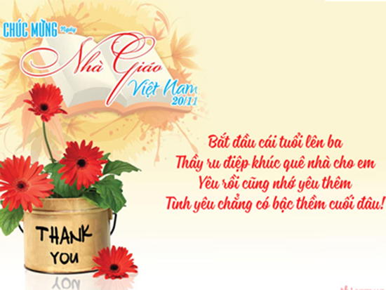 Những lời chúc dành cho thầy cô ngày 20/11 hay và ý nghĩa nhất - Ảnh 1. Những lời chúc dành cho thầy cô ngày 20/11 hay và ý nghĩa nhất - Ảnh 1.