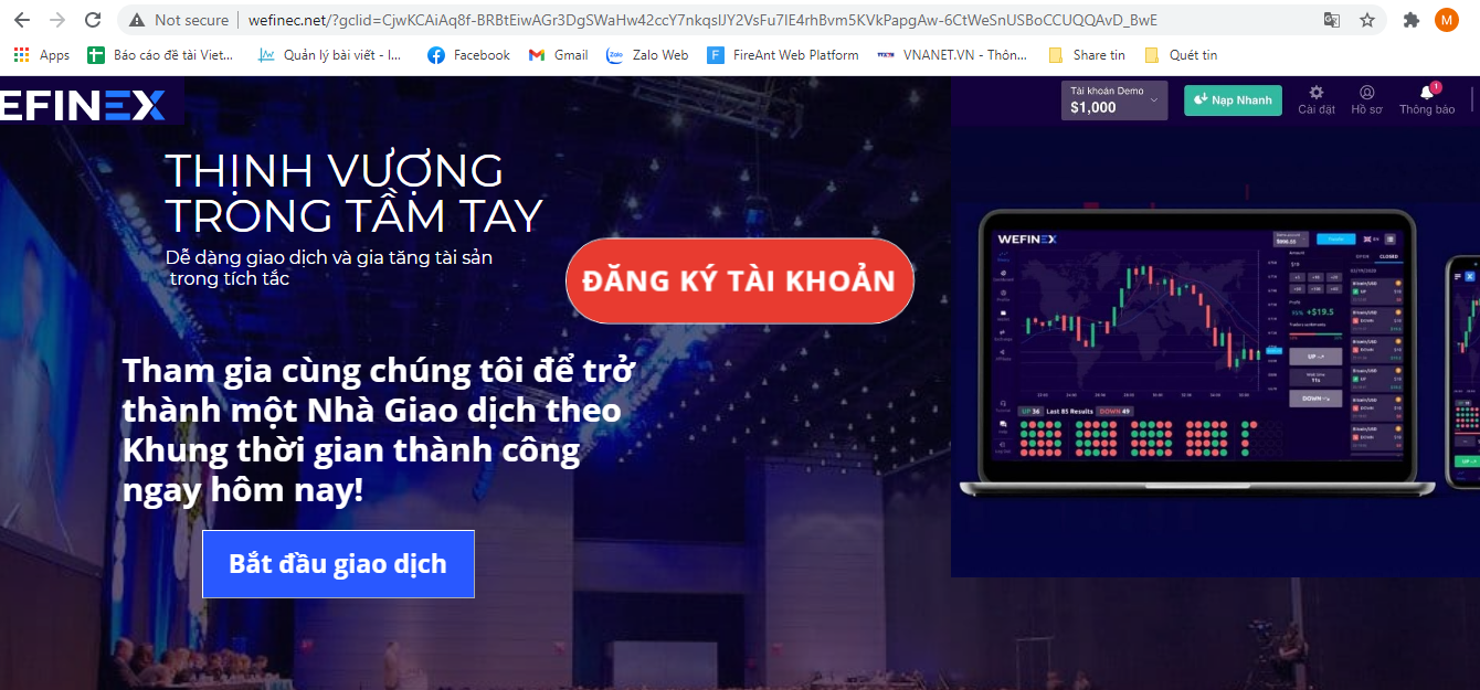 TP HCM: Công an phát cảnh báo đa cấp trái phép trên website Wefinex - Ảnh 1.