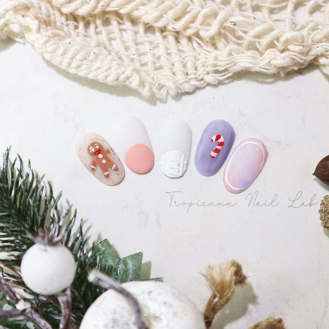 Hưởng ứng Noel bằng những mẫu nail có họa tiết nổi bật và độc đáo - Ảnh 6. Hưởng ứng Noel bằng những mẫu nail có họa tiết nổi bật và độc đáo - Ảnh 6.
