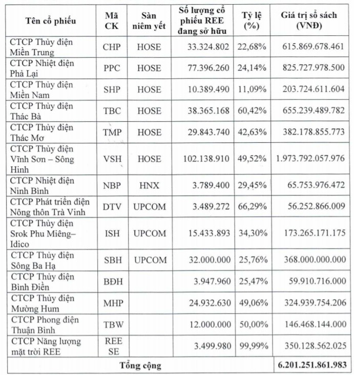 REE sắp chuyển nhượng gần 77,4 triệu cổ phiếu PPC cho công ty con - Ảnh 1. REE sắp chuyển nhượng gần 77,4 triệu cổ phiếu PPC cho công ty con - Ảnh 1.