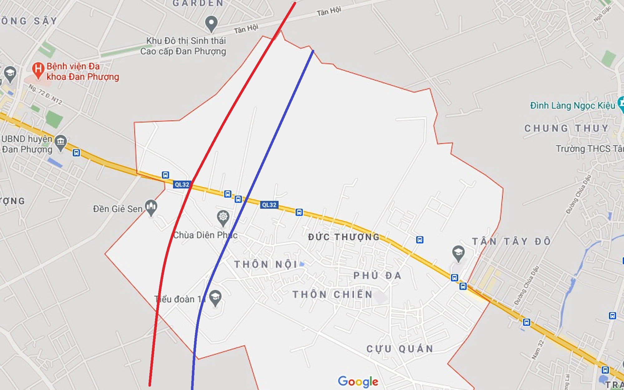 Ba đường sẽ mở theo qui hoạch ở xã Đức Thượng, Hoài Đức, Hà Nội - Ảnh 7. Ba đường sẽ mở theo qui hoạch ở xã Đức Thượng, Hoài Đức, Hà Nội - Ảnh 7.