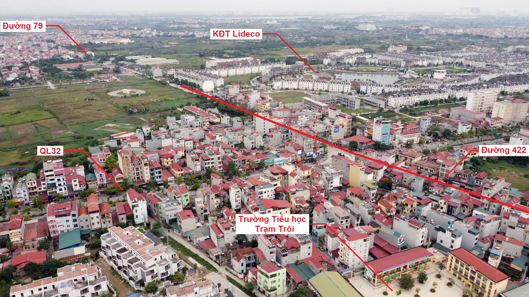 Ba đường sẽ mở theo qui hoạch ở xã thị trấn Trạm Trôi, Hoài Đức, Hà Nội - Ảnh 3. Ba đường sẽ mở theo qui hoạch ở xã thị trấn Trạm Trôi, Hoài Đức, Hà Nội - Ảnh 3.
