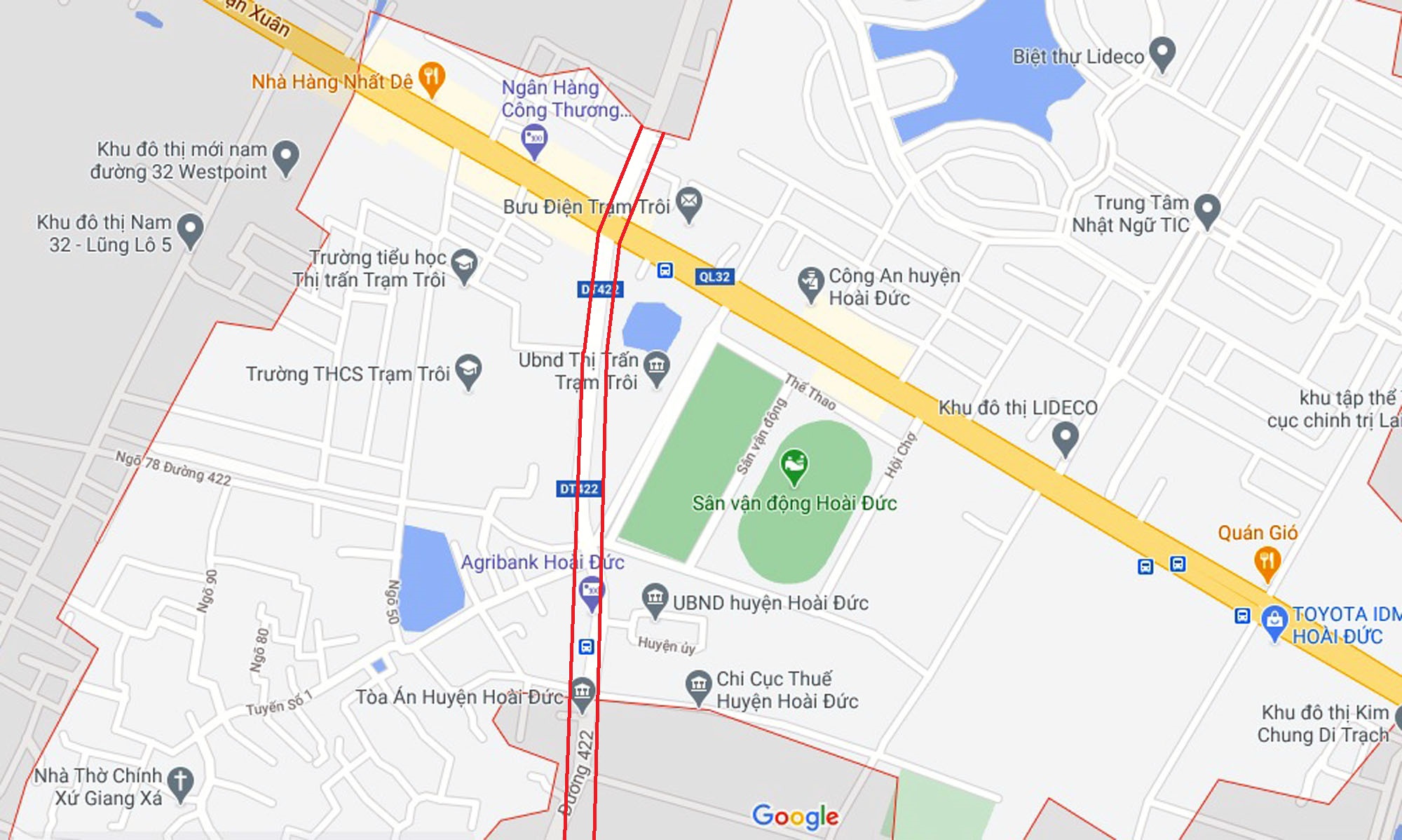 Ba đường sẽ mở theo qui hoạch ở xã thị trấn Trạm Trôi, Hoài Đức, Hà Nội - Ảnh 2. Ba đường sẽ mở theo qui hoạch ở xã thị trấn Trạm Trôi, Hoài Đức, Hà Nội - Ảnh 2.