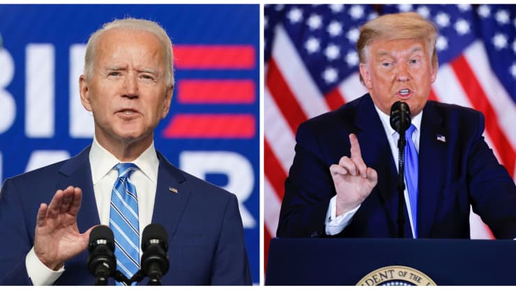 Ông Trump và đối thủ Biden phát đi thông điệp Giáng sinh trái ngược - Ảnh 1. Ông Trump và đối thủ Biden phát đi thông điệp Giáng sinh trái ngược - Ảnh 1.