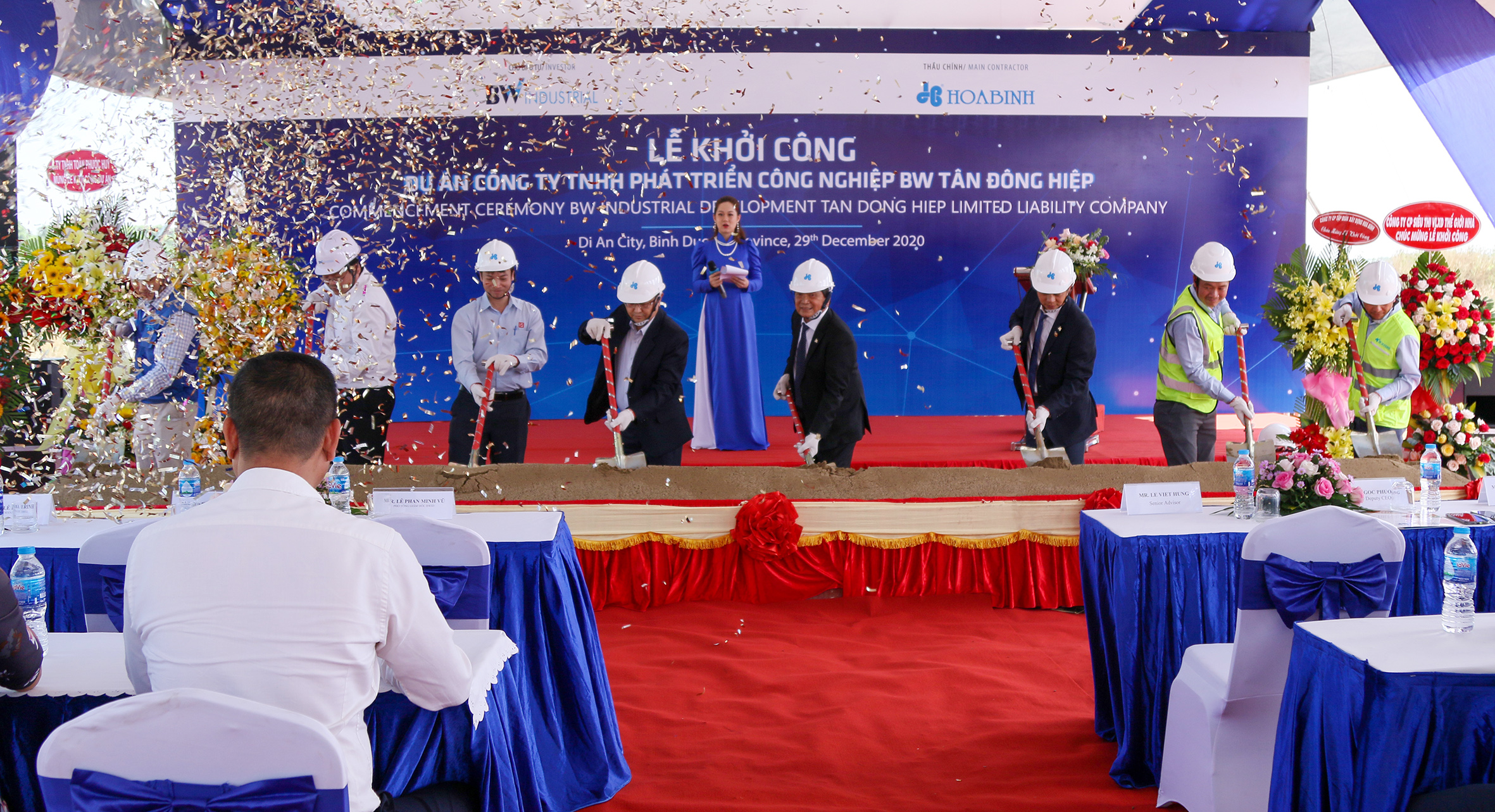 Hòa Bình khởi công xây dựng hai dự án mới gần 400 tỷ đồng tại Bình Dương - Ảnh 1. Hòa Bình khởi công xây dựng hai dự án mới gần 400 tỷ đồng tại Bình Dương - Ảnh 1.