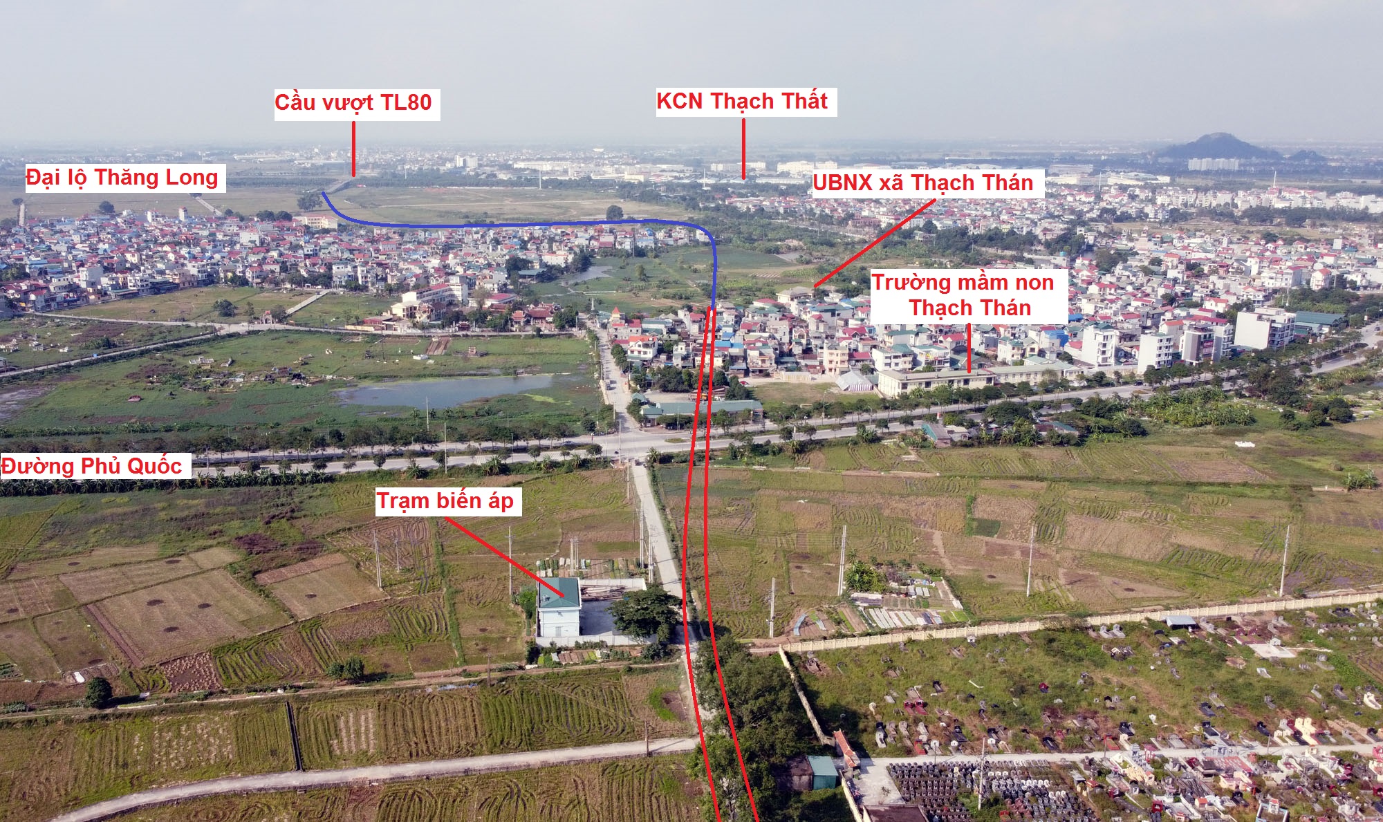 đường sẽ mở theo qui hoạch ở xã Thạch Thán, Quốc Oai, Hà Nội - Ảnh 3. đường sẽ mở theo qui hoạch ở xã Thạch Thán, Quốc Oai, Hà Nội - Ảnh 3.