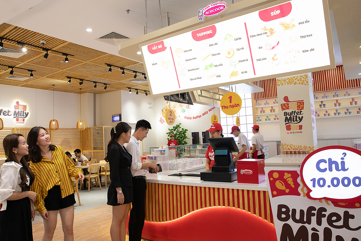 Nhà hàng buffet mì li của Acecook sẽ chính thức hoạt động vào ngày 19/12 - Ảnh 1. Nhà hàng buffet mì li của Acecook sẽ chính thức hoạt động vào ngày 19/12 - Ảnh 1.