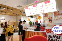 Thương hiệu mì ăn liền Acecook chuyển hướng kinh doanh nhà hàng buffet