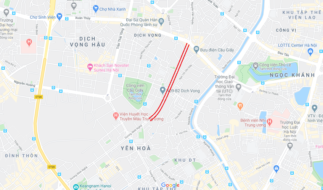 4 đường sẽ mở theo qui hoạch ở quận Cầu Giấy - Ảnh 5. 4 đường sẽ mở theo qui hoạch ở quận Cầu Giấy - Ảnh 5.