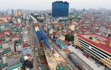 Phân luồng giao thông đường Trường Chinh, Minh Khai làm Vành đai 2 trên cao