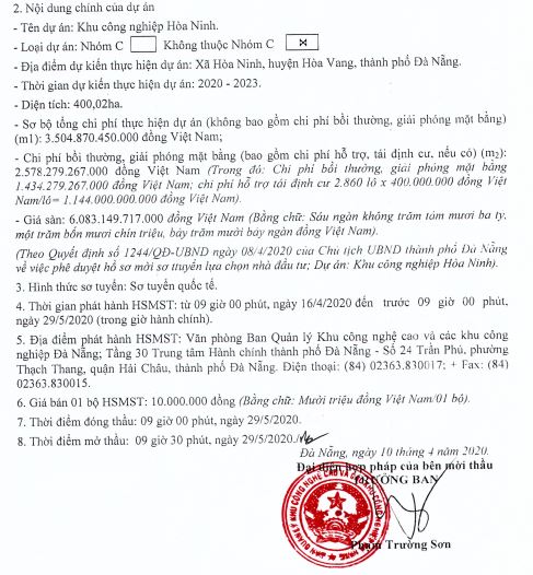 Đà Nẵng sắp có thêm ba khu công nghiệp gần 14.000 tỉ đồng - Ảnh 2.