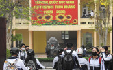 Nghệ An: Học sinh THPT trở lại trường sau thời gian cách li xã hội