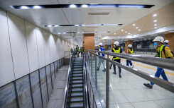 Ga ngầm metro đầu tiên của TP HCM dần lộ diện
