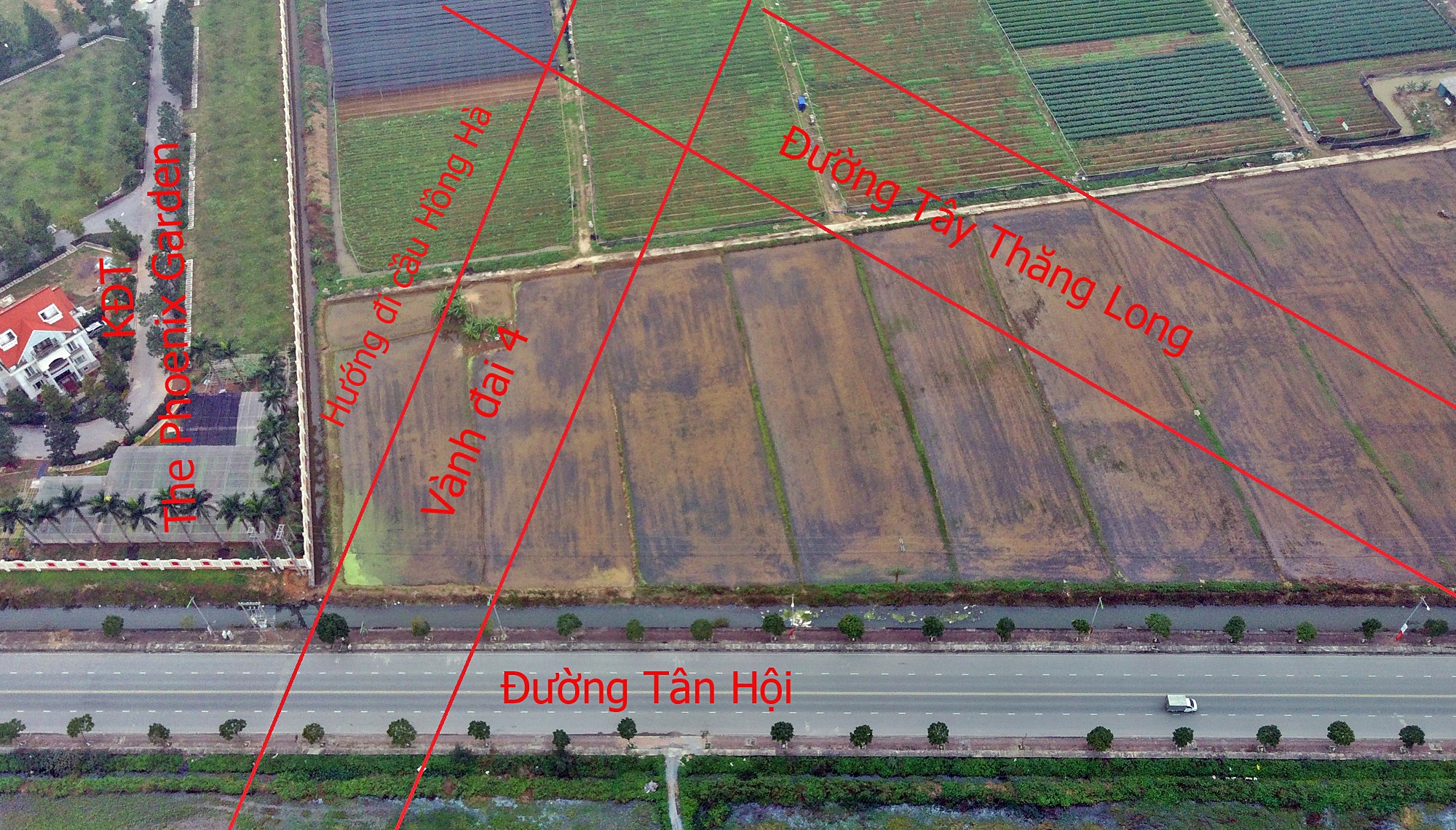 Những dự án sẽ hưởng lợi từ qui hoạch cầu Hồng Hà nối Đan Phượng - Mê Linh - Ảnh 7.