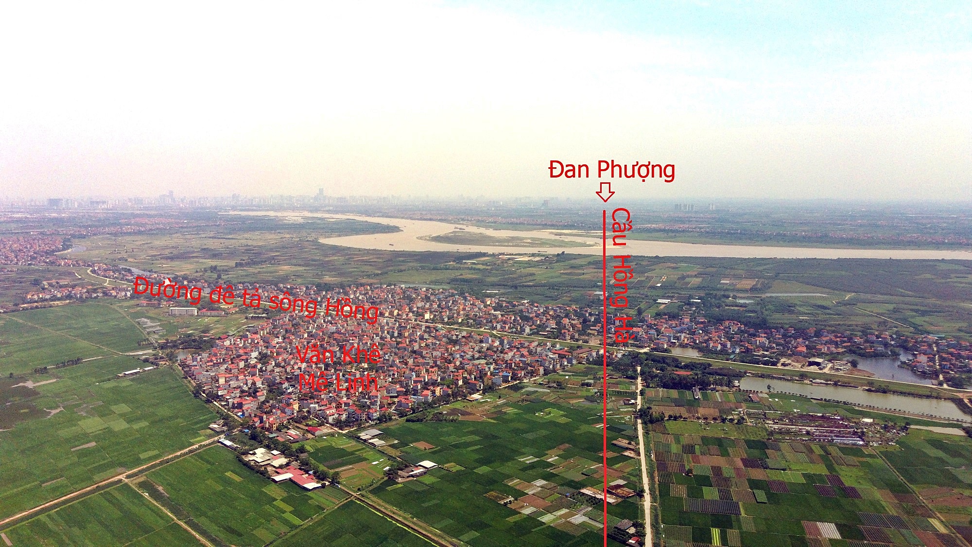 Những dự án sẽ hưởng lợi từ qui hoạch cầu Hồng Hà nối Đan Phượng - Mê Linh - Ảnh 10.