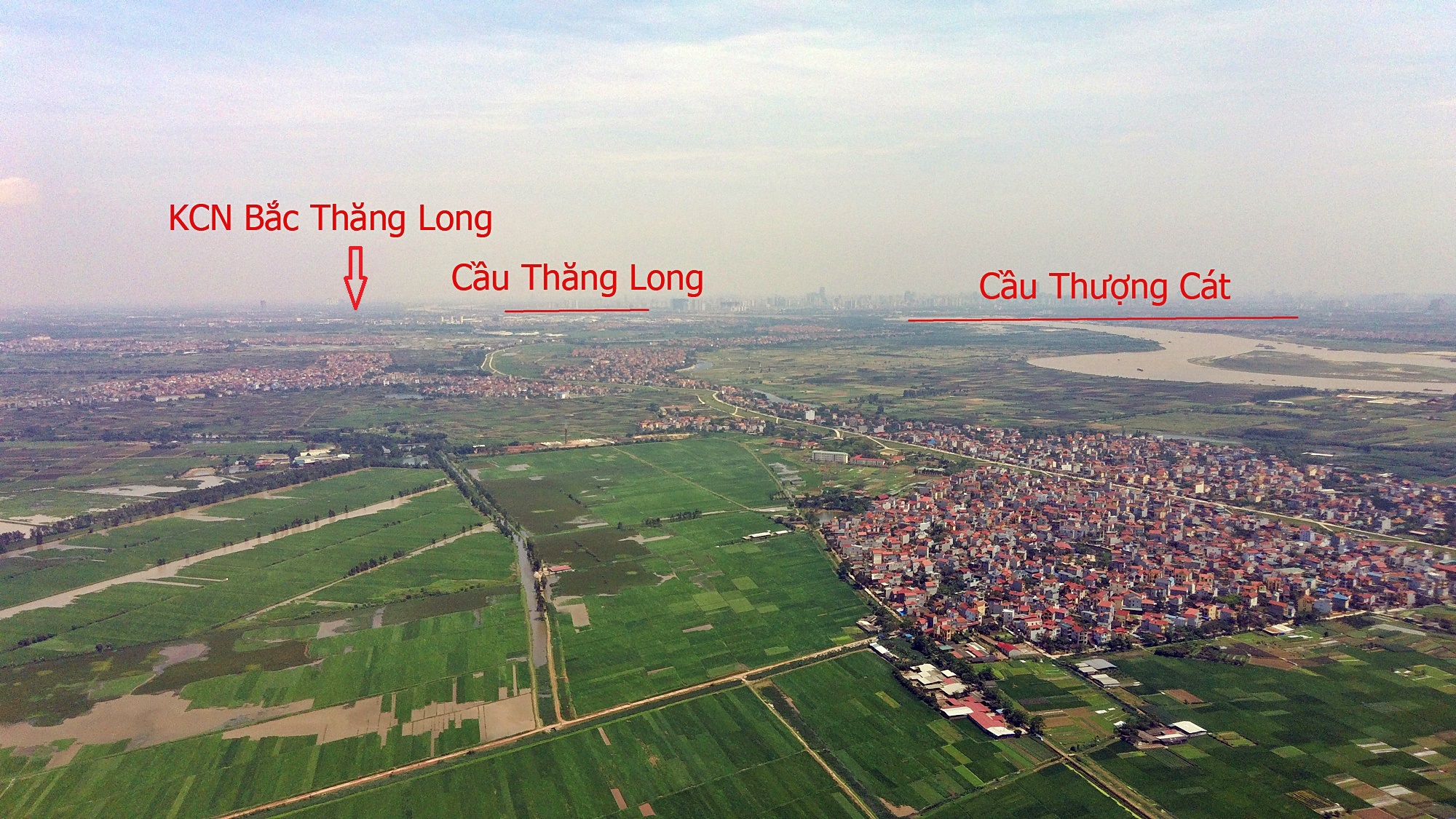 Những dự án sẽ hưởng lợi từ qui hoạch cầu Hồng Hà nối Đan Phượng - Mê Linh - Ảnh 11.